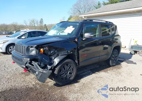 2018 Jeep Renegade Trailhawk 4X4 z USA, uszkodzony, nr VIN ZACCJBCB7JPH63647